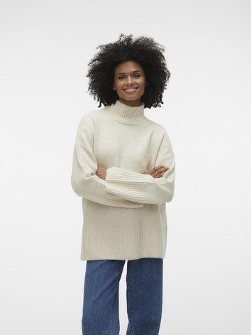 VERO MODA - Pullover 'Phillis' em bege: frente