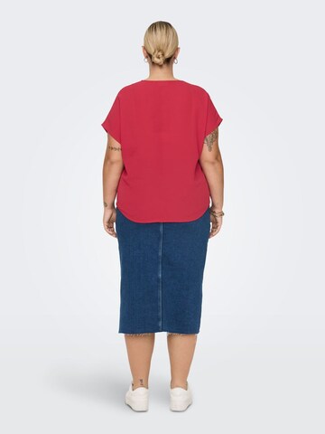 Haut ONLY Carmakoma en rouge