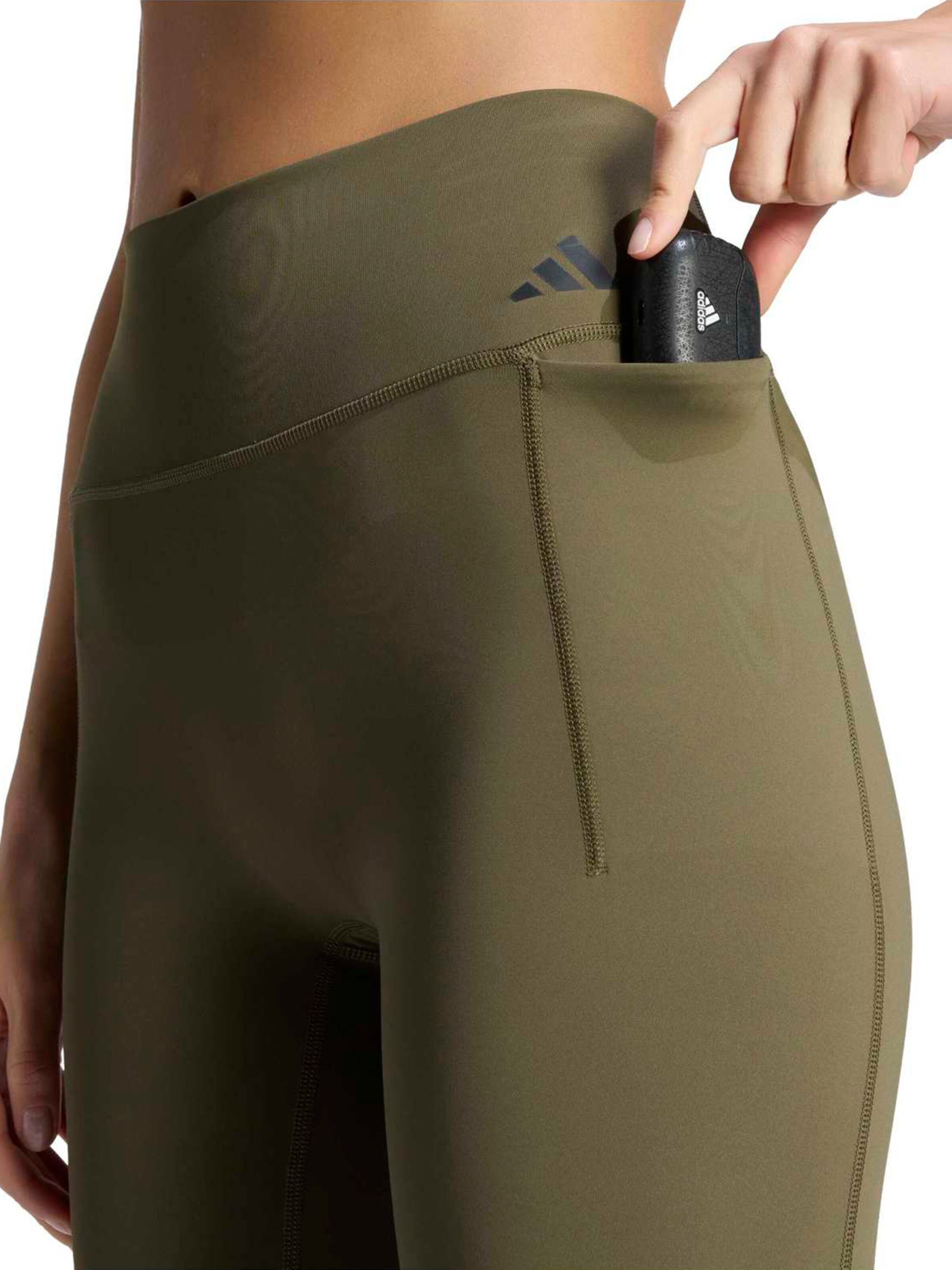 ADIDAS PERFORMANCE Skinny Sporthose in Grün