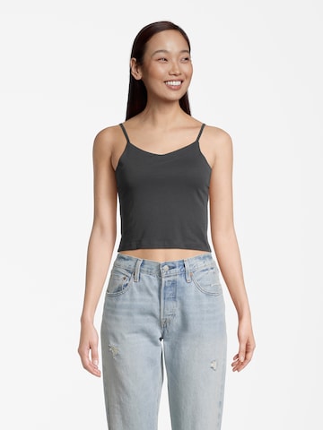 AÉROPOSTALE Top in Black: front