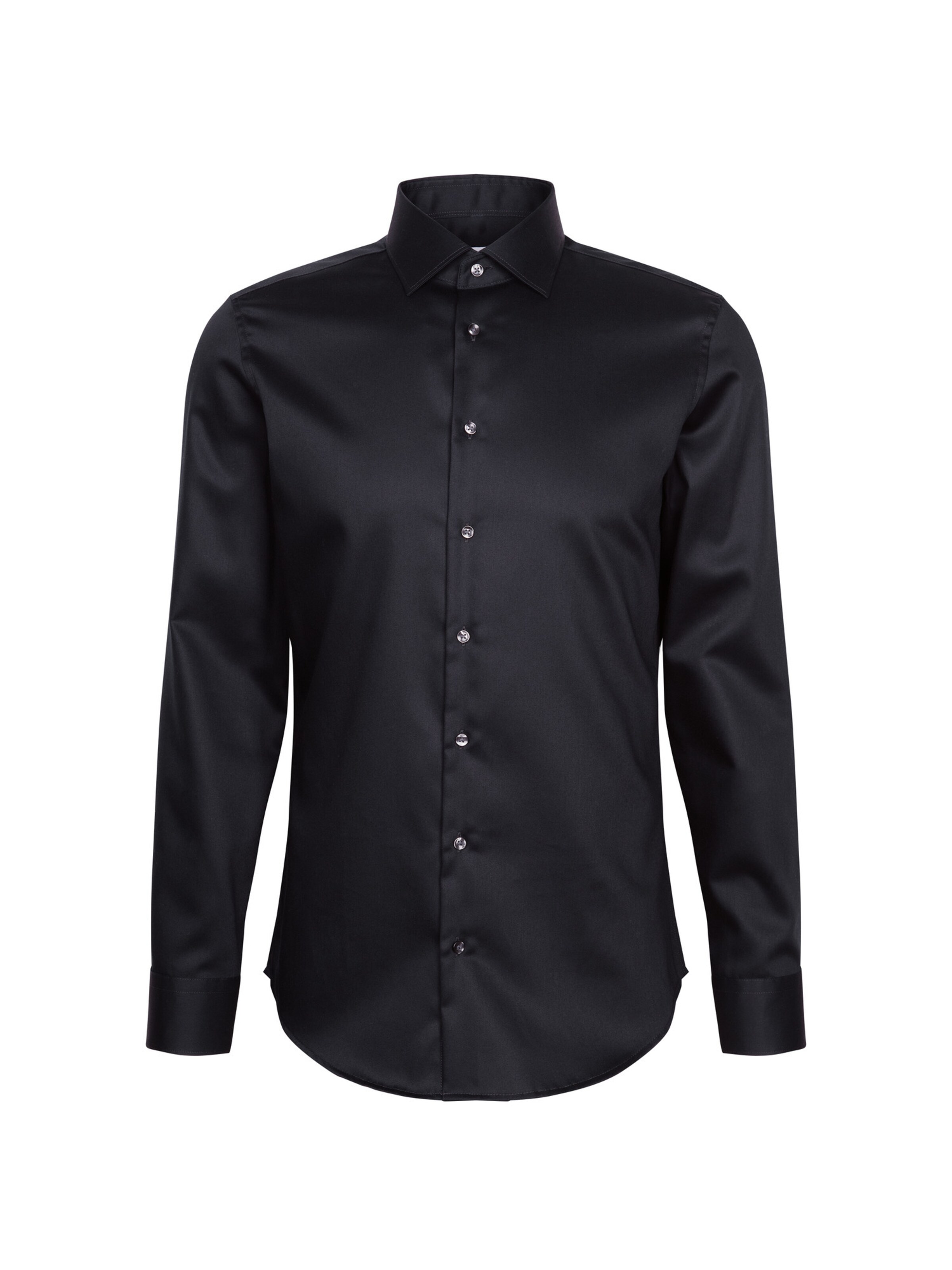 SEIDENSTICKER Business shirt in Black: front