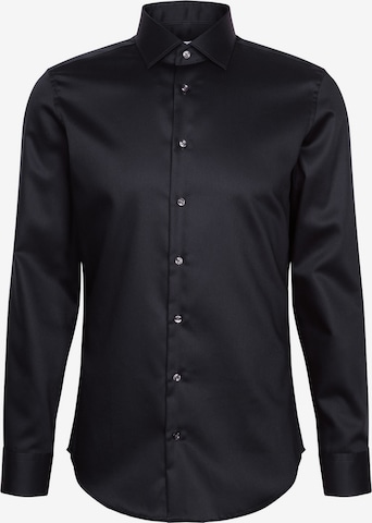 Chemise business SEIDENSTICKER en noir : devant