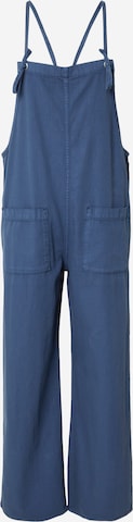 Monki Loosefit Tuinbroek jeans in Blauw: voorkant