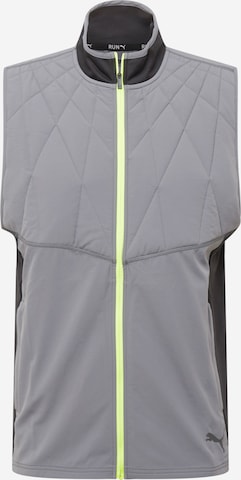 PUMA Sportbodywarmer in Grijs: voorkant