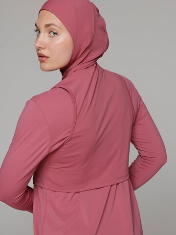 SIYA Swimwear T-shirt Swimsuit 'Hijab' in Red