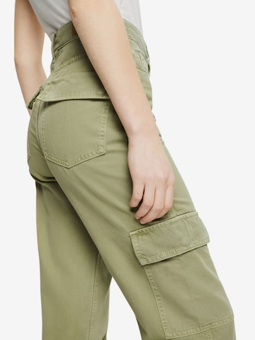 ESPRIT Loosefit Cargohose in Grün