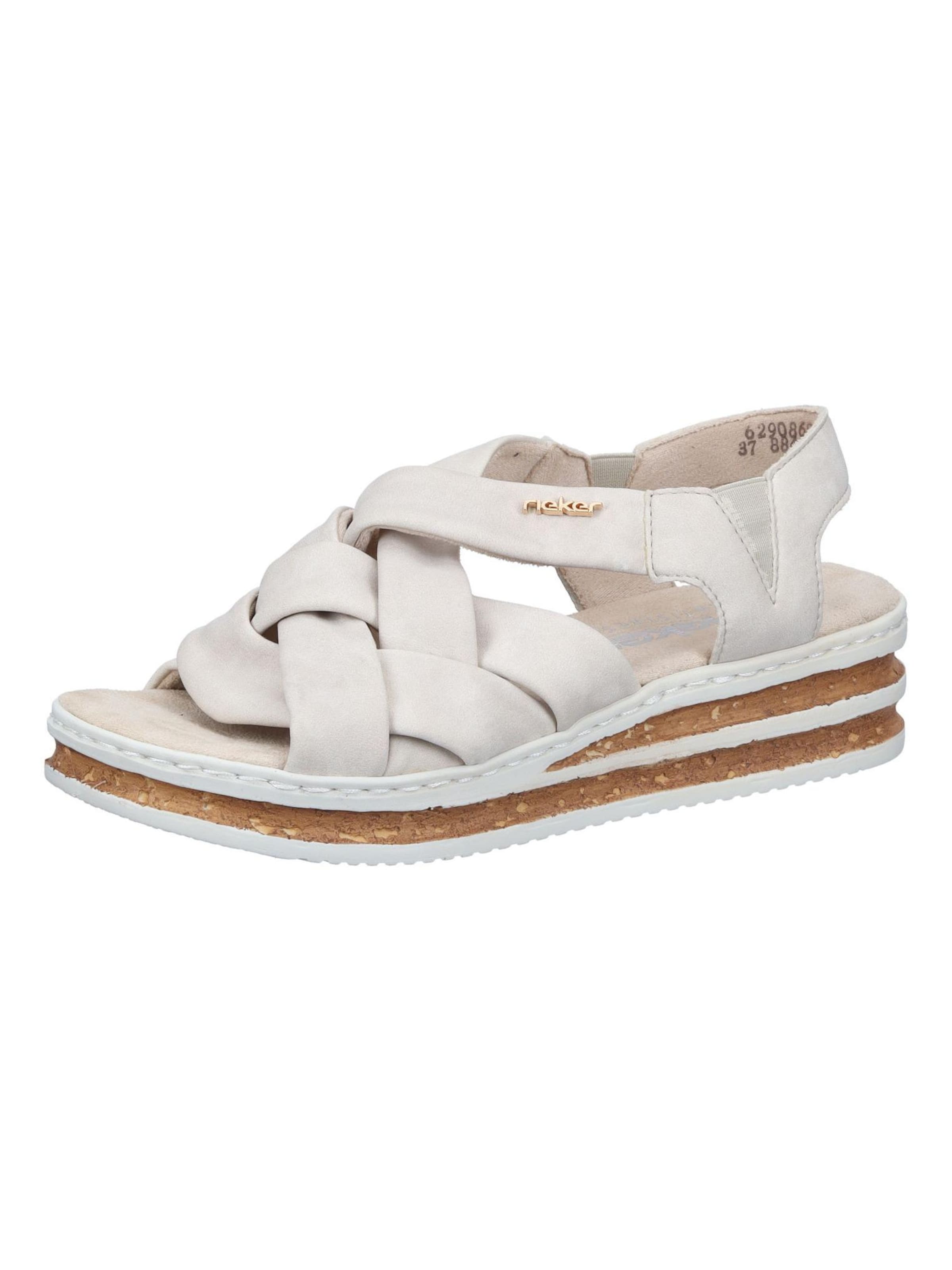 Rieker Sandals 'Sandaletten' in Beige: front
