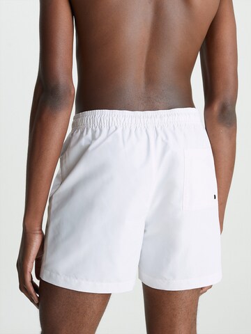 Calvin Klein Swimwear Board Shorts in White