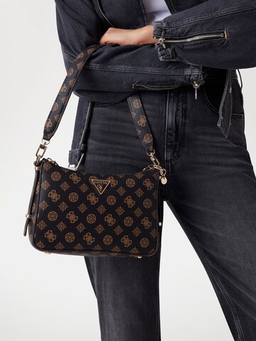 GUESS Schoudertas 'Eco Erica' in Zwart