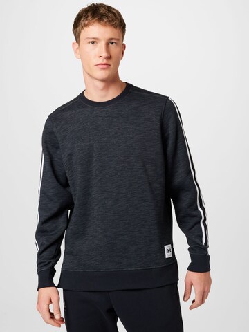 UNDER ARMOUR Sports sweatshirt in Black: front