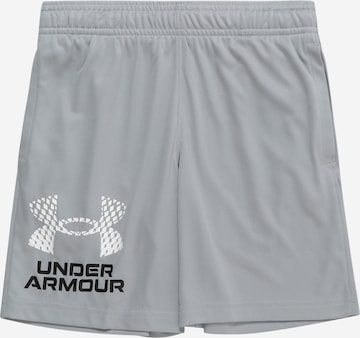 UNDER ARMOUR Regular Sportsbukse i grå: forside