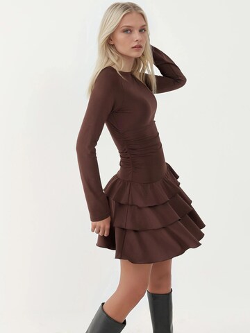 Hiccup Jurk in Bruin