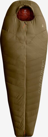 MAMMUT Sleeping Bag 'Relax Fiber Bag 0C' in Green: front