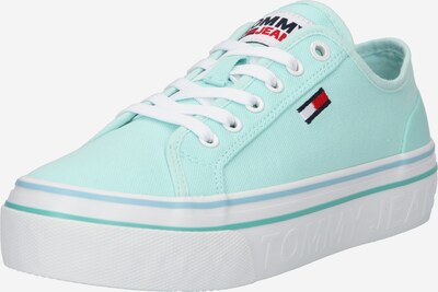 Tommy Jeans Baskets basses en bleu clair, Vue avec produit