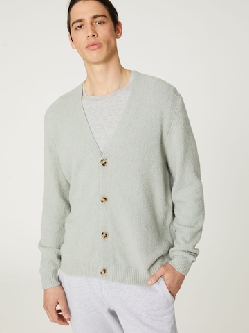 DAN FOX APPAREL Knit Cardigan 'Ali' in Green: front