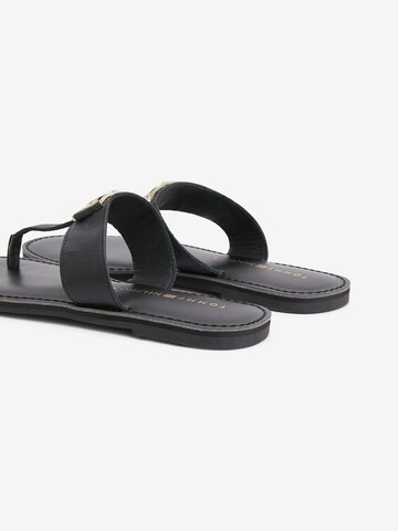 TOMMY HILFIGER T-Bar Sandals in Black