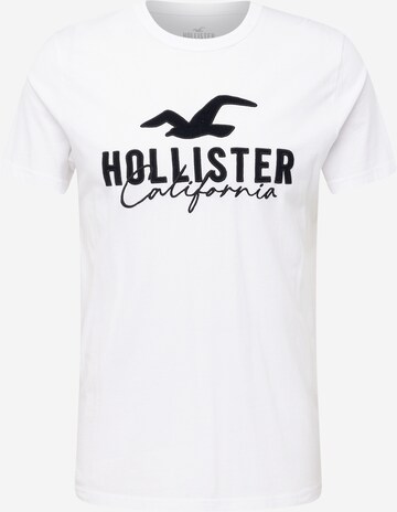 HOLLISTER T-shirt i vit: framsida