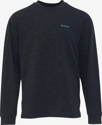 mazine Shirt ' Eston Longsleeve ' in Black: front