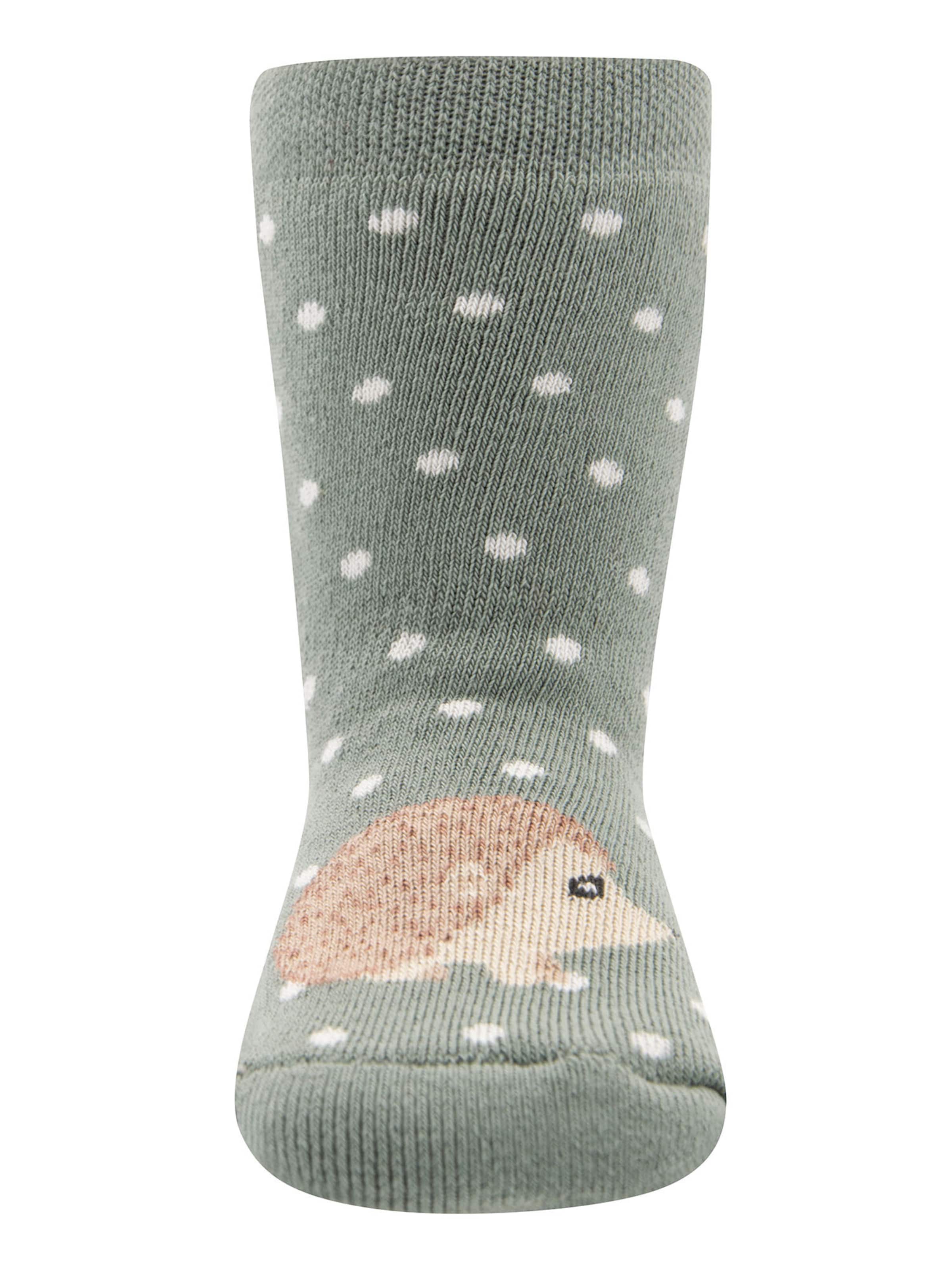 EWERS Къси чорапи в зелено: отпред