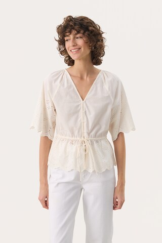 Part Two Bluse 'RosaliePW' in Weiß: Vorderseite