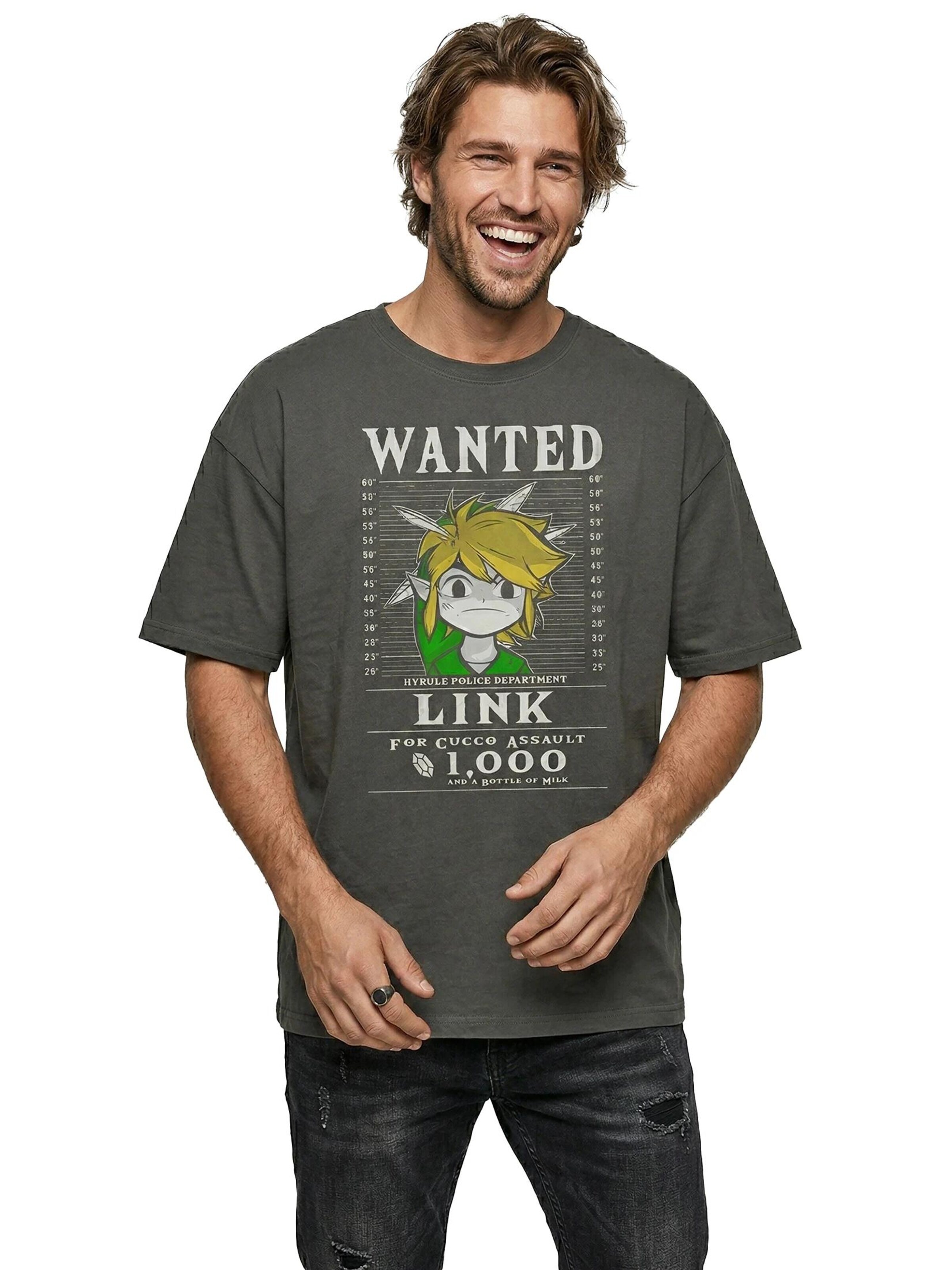 MAKAYA Shirt 'WantedLink' in Grey
