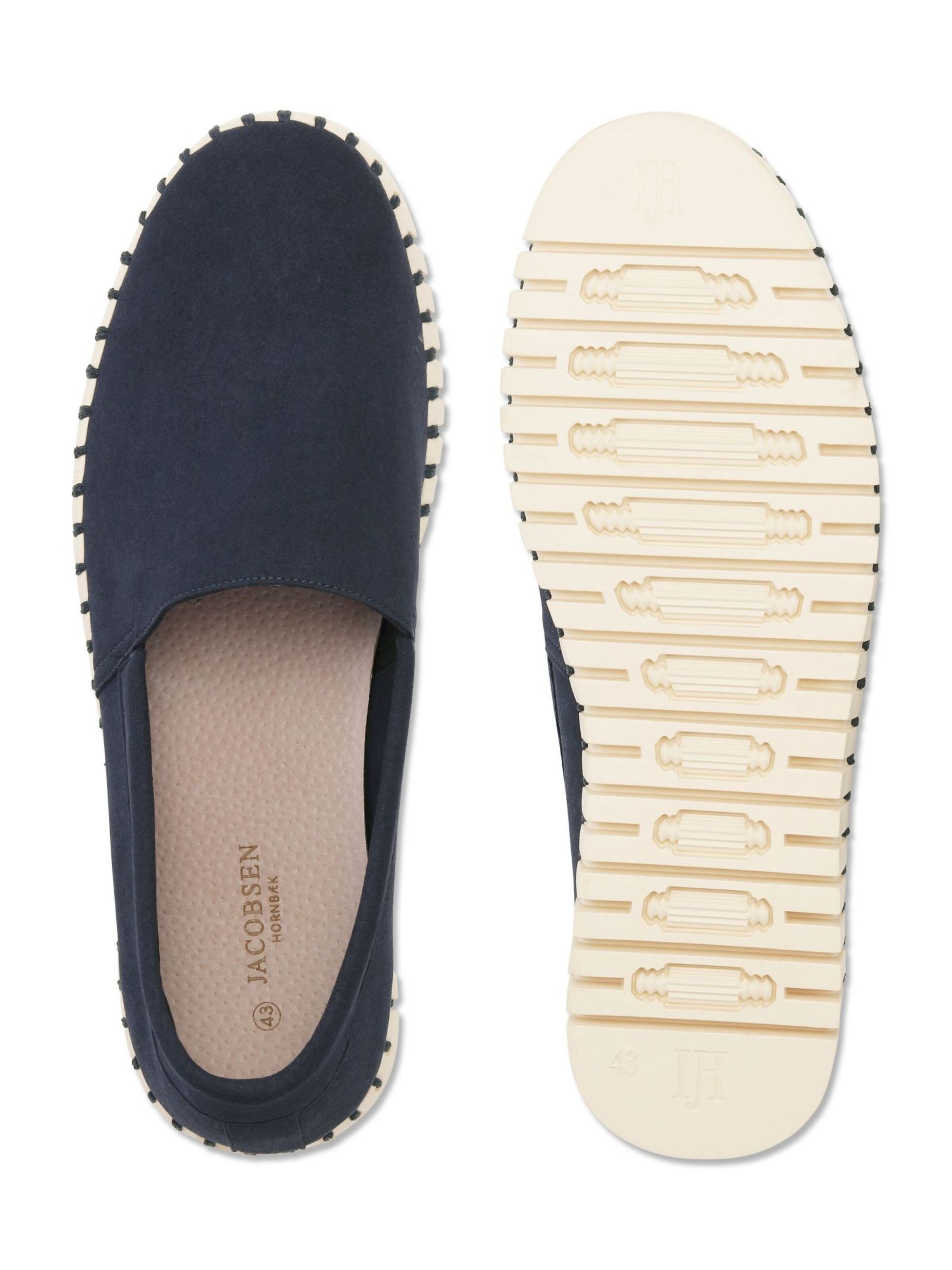 ILSE JACOBSEN Espadrillaer 'Tulip' i blå