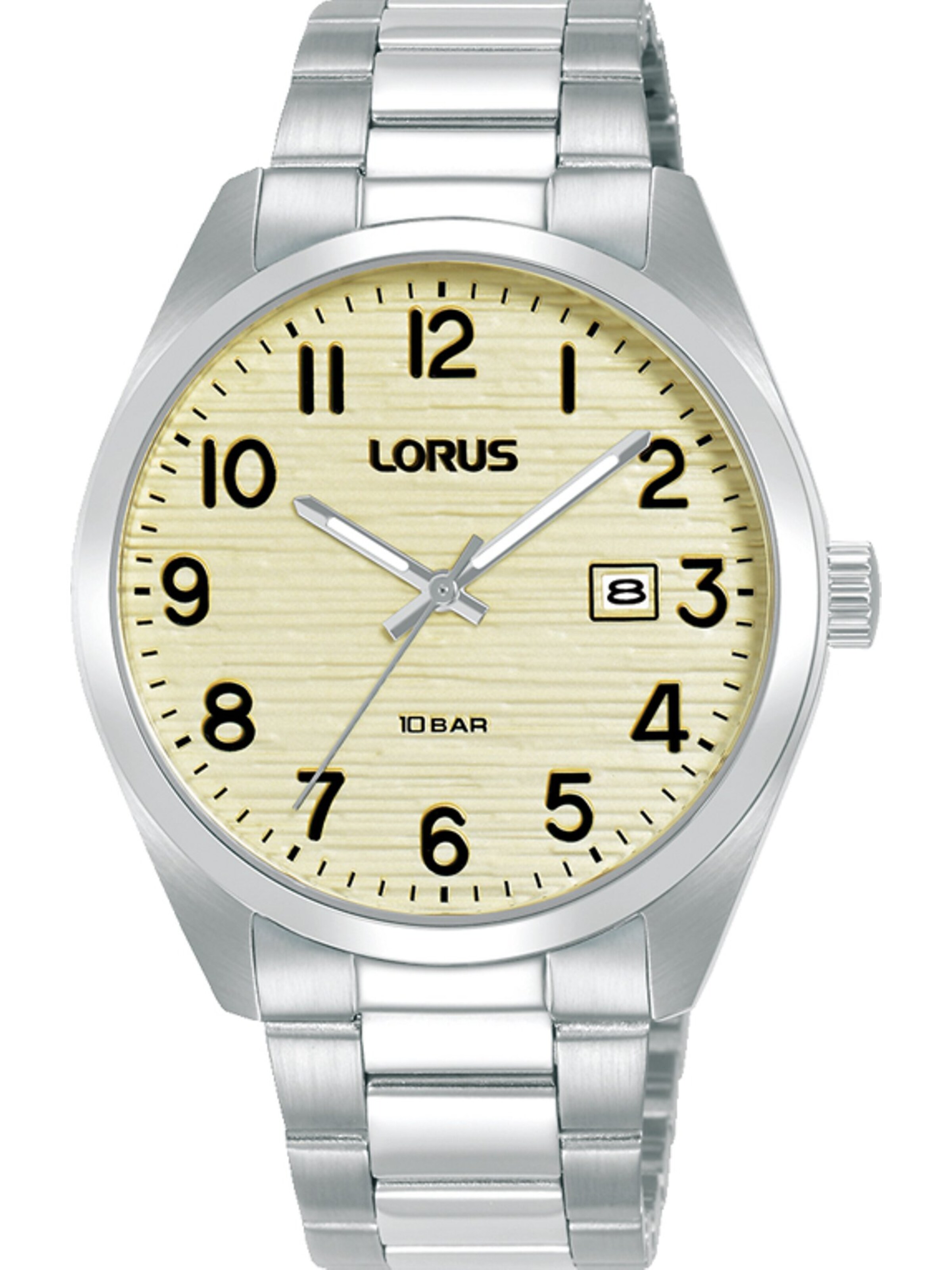 LORUS Uhr in Silber: Vorderseite