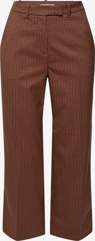 ESPRIT Regular Pleated Pants in Brown: front