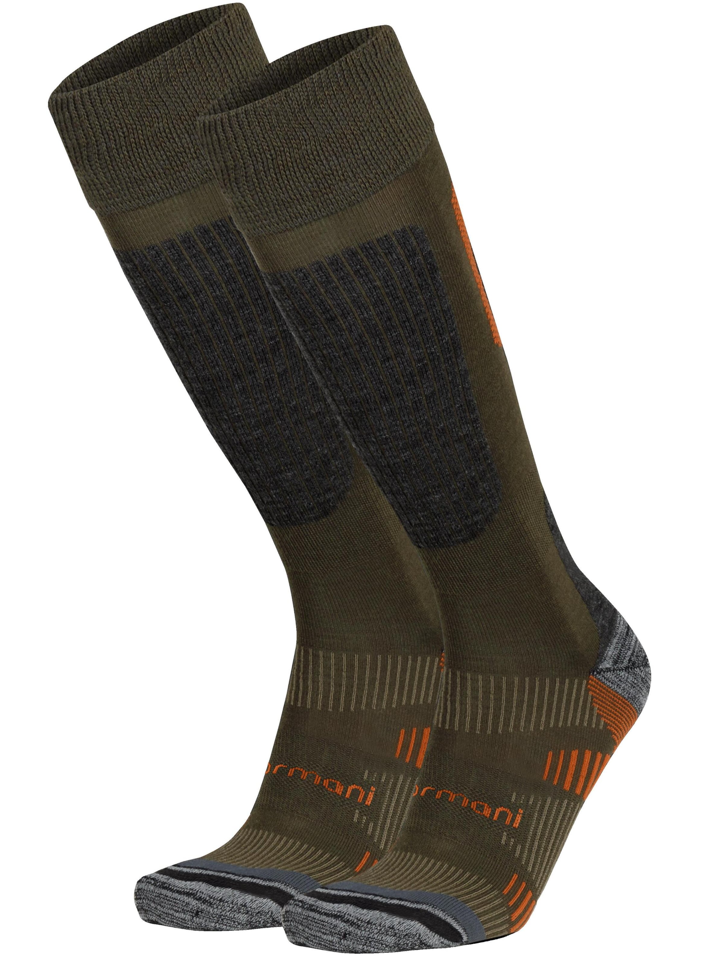 Chaussettes de sport normani en blanc : devant