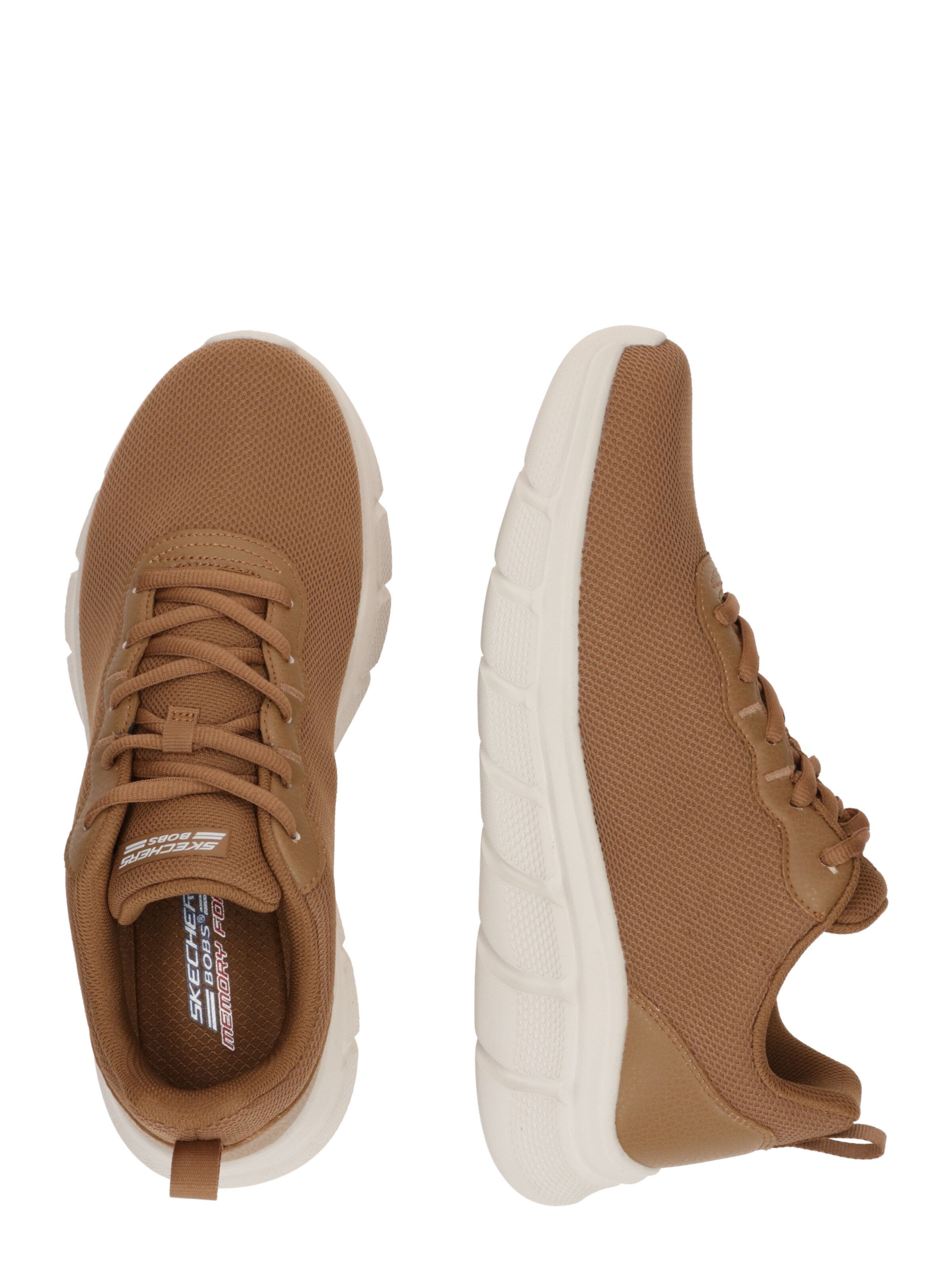 SKECHERS Nizke superge 'BOBS B FLEX - ICY EDGE' | rjava barva