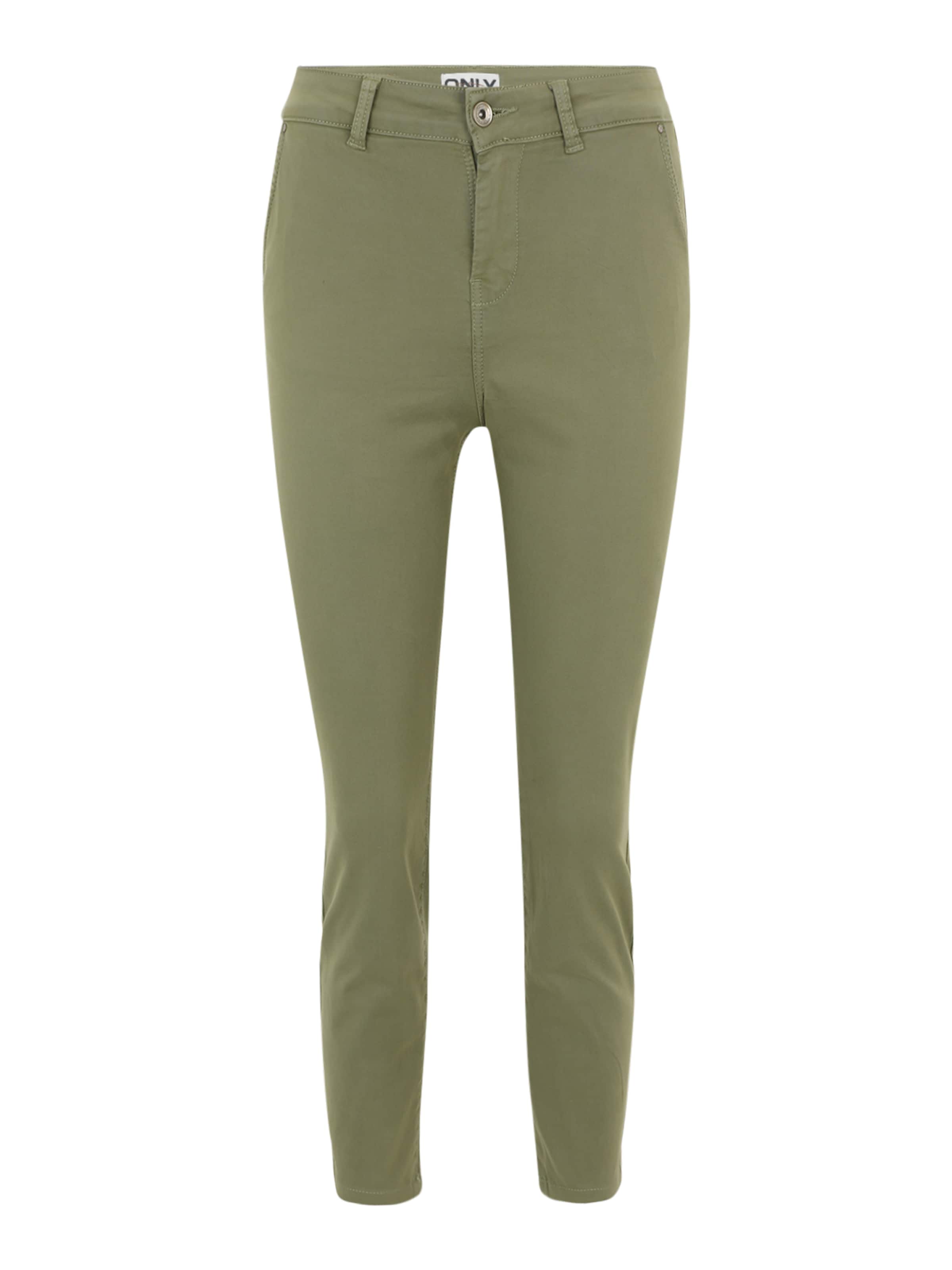 Only Petite Skinny Spodnie 'EVEREST' w kolorze zielony: przód