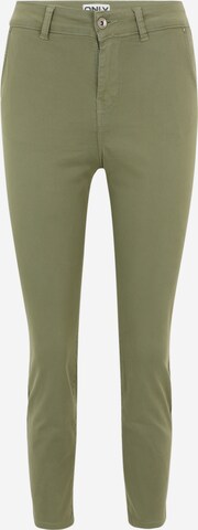 Skinny Pantaloni 'EVEREST' di Only Petite in verde: frontale