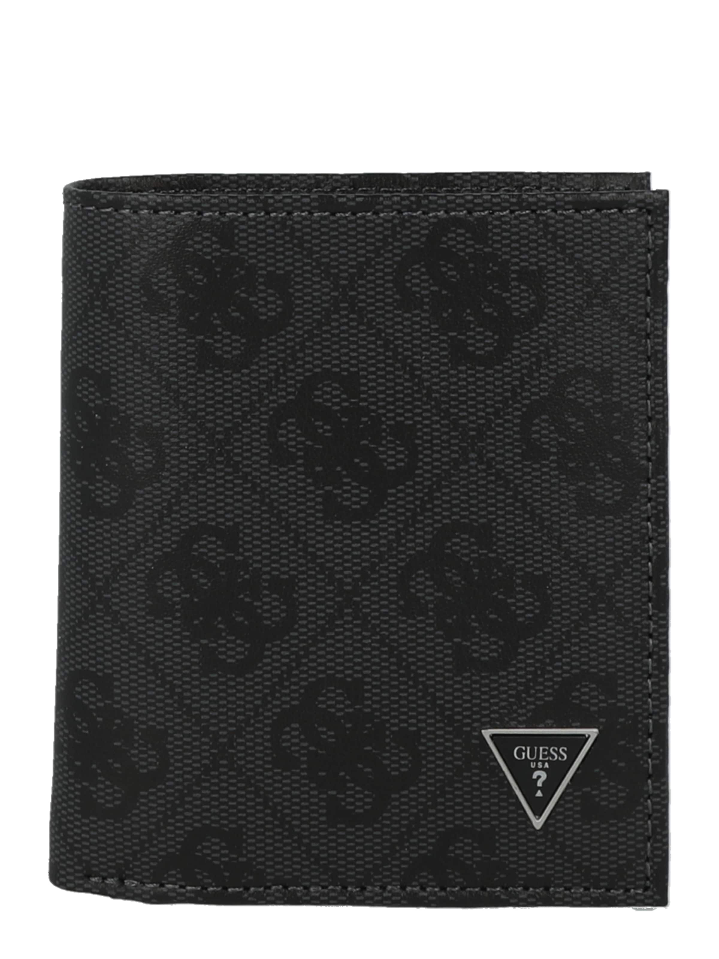 GUESS Wallet 'MADRID SM BILLFOLD W C POCKET' in Black: front