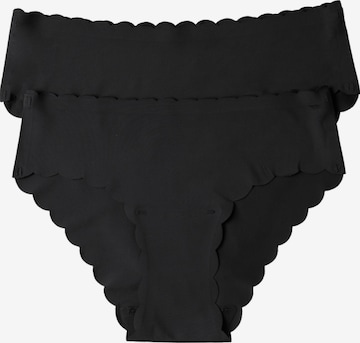 ESOTIQ - Panti 'Slip Peony im 2er Pack, nahtlos, lasergeschnittene Kanten M' en negro: frente