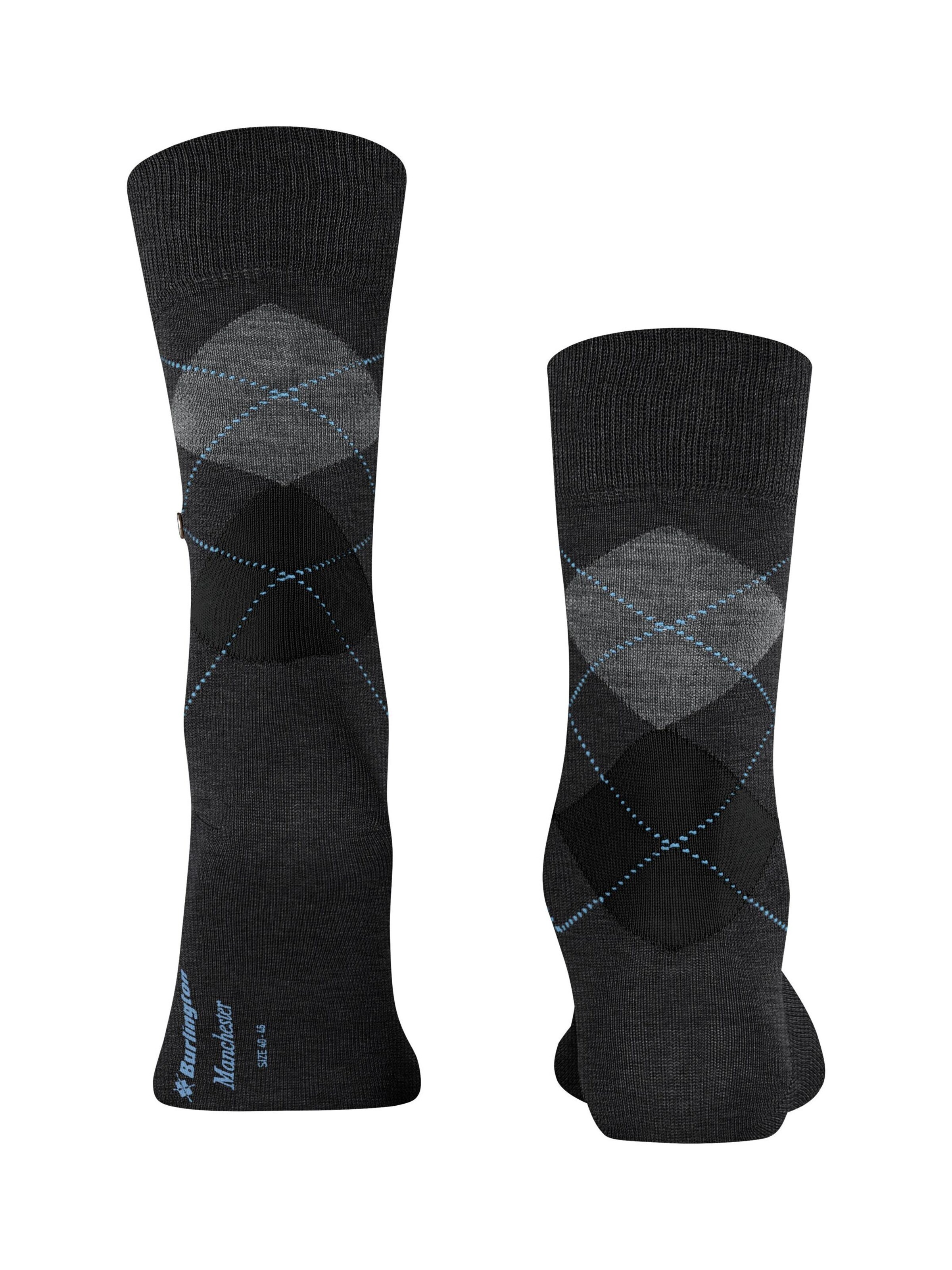 BURLINGTON Socks 'Manchester' in Grey