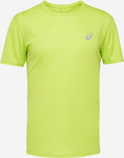 ASICS T-Shirt fonctionnel en gris argenté / citron vert, Vue avec produit
