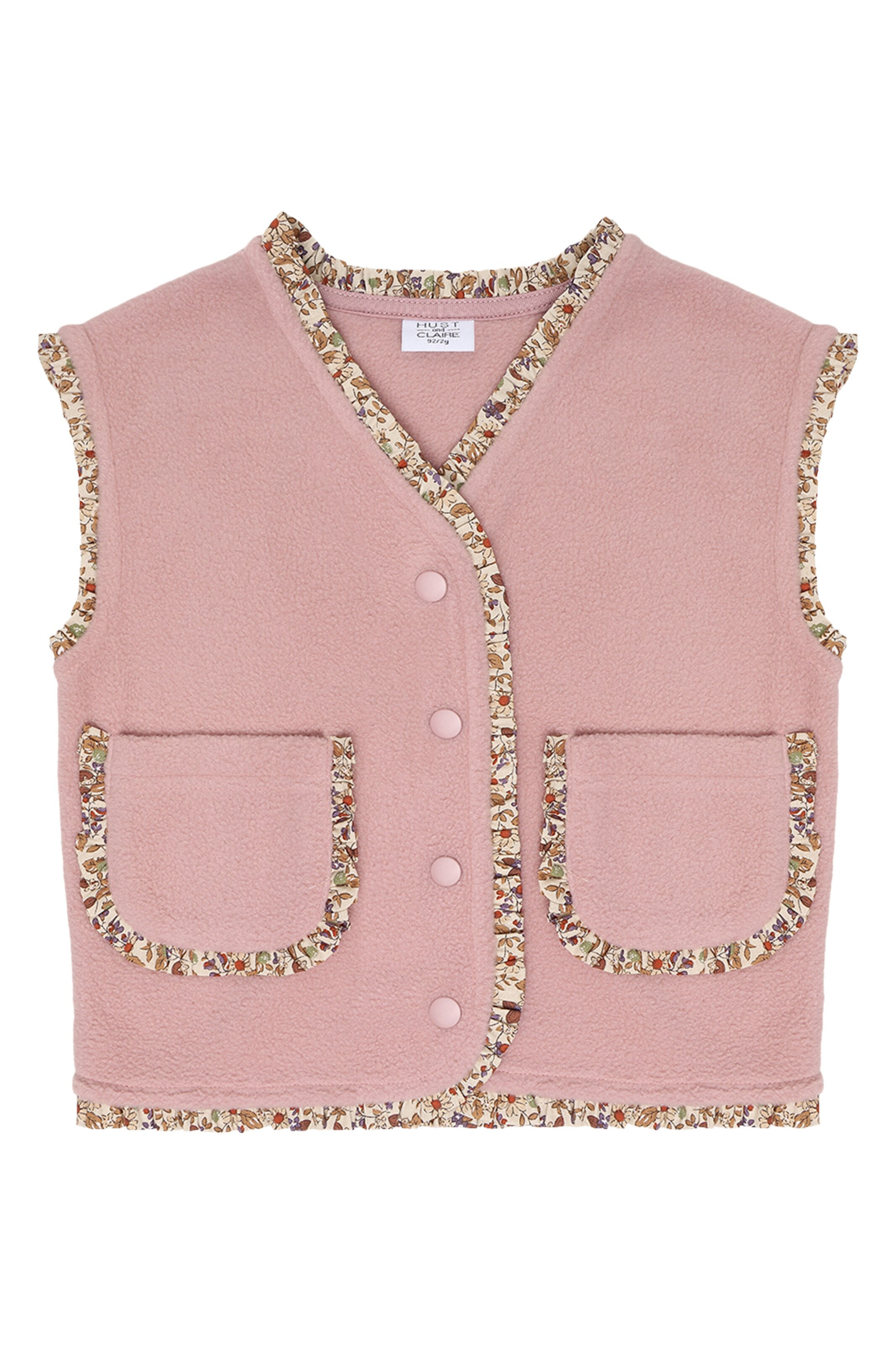 Hust & Claire Bodywarmer 'Ella' in Roze: voorkant