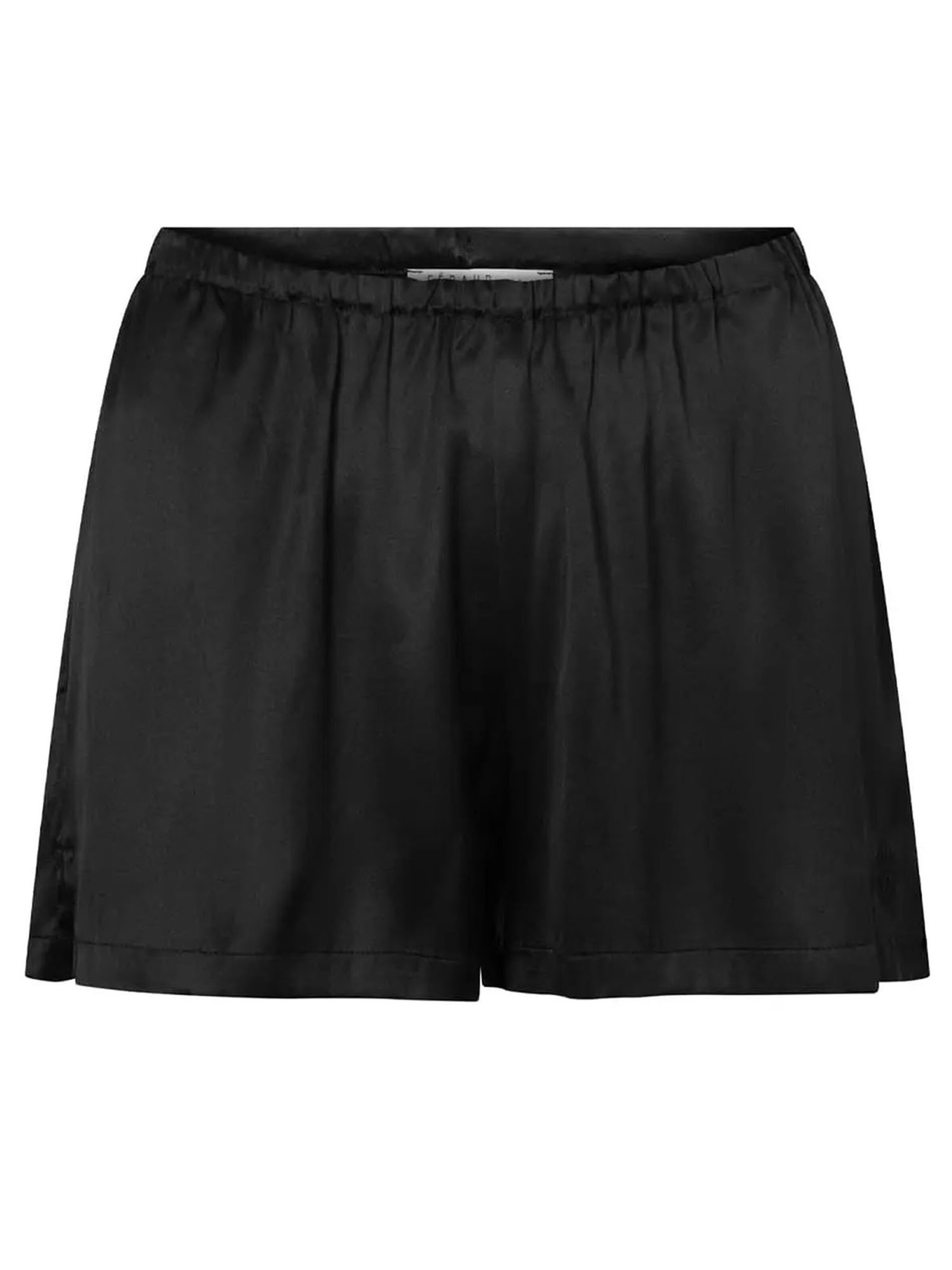 FÉRAUD PARIS Pyjamabroek ' Black Silk ' in Zwart: voorkant
