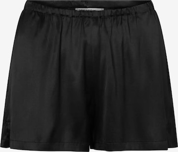 FÉRAUD PARIS Pyjamabroek ' Black Silk ' in Zwart: voorkant