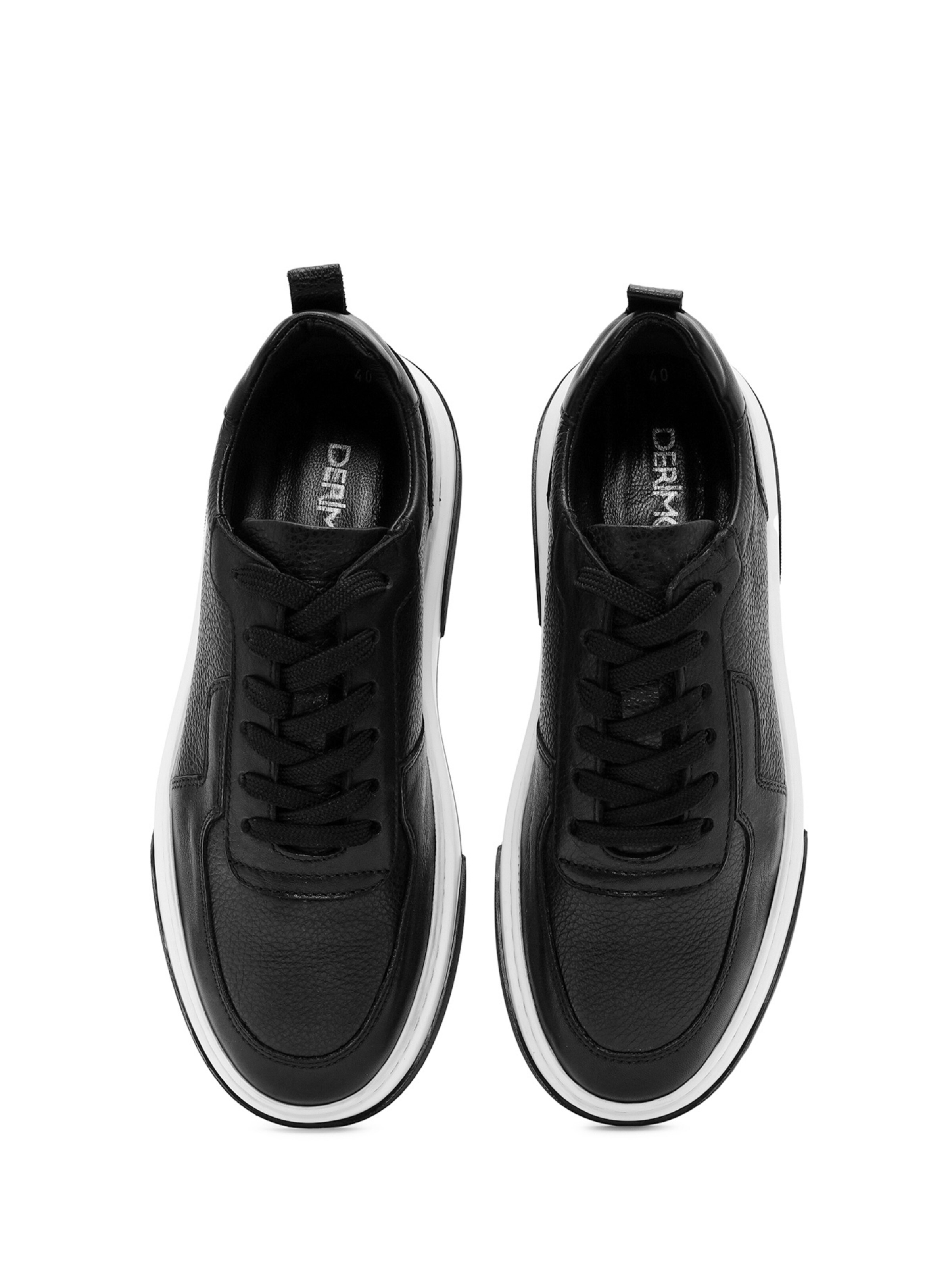 Baskets basses Derimod en noir