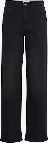ICHI Loosefit Jeans 'TWIGGY' i svart: framsida