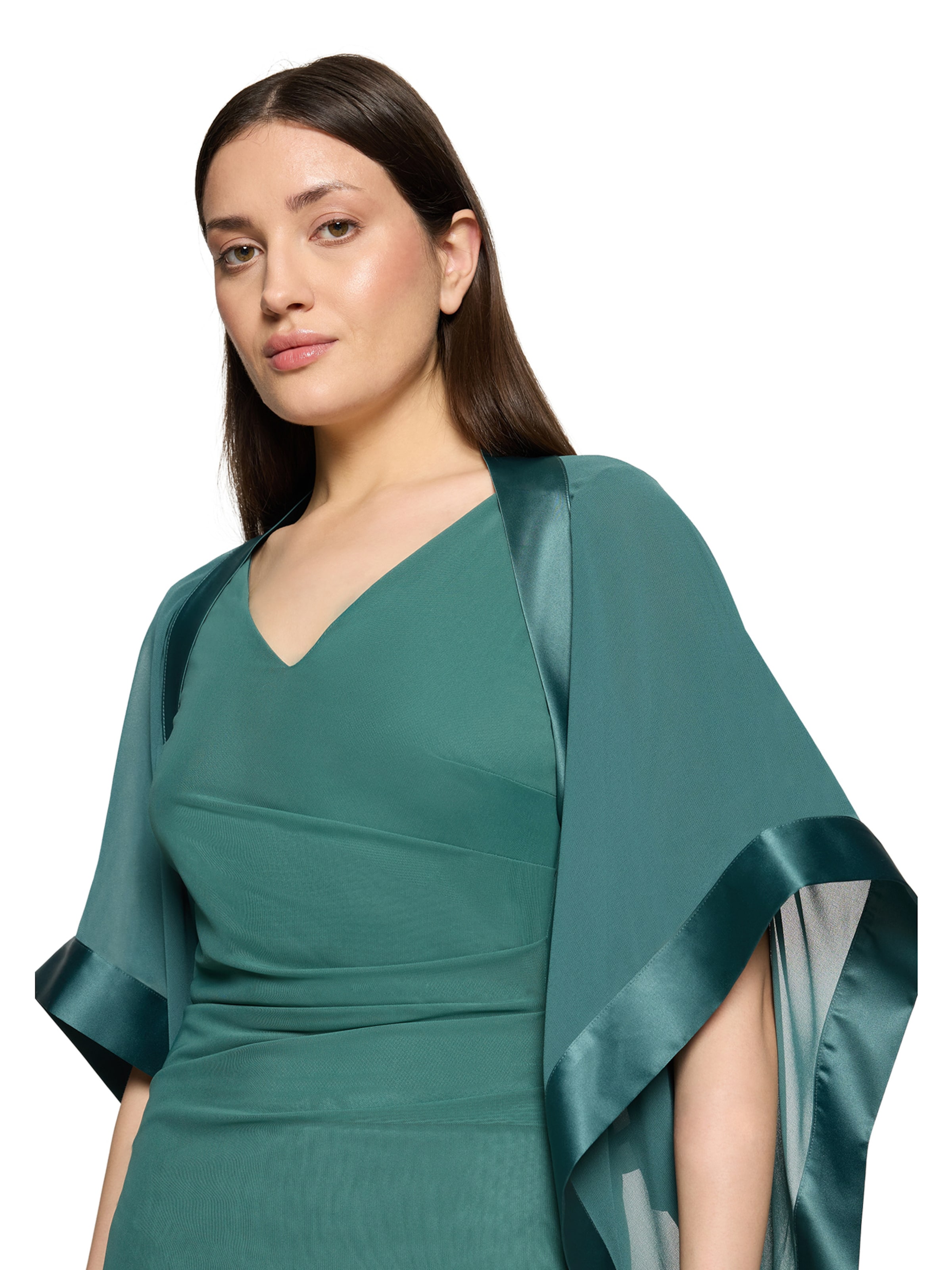 Vera Mont Chiffonstola mit 3/4 Arm in Grün