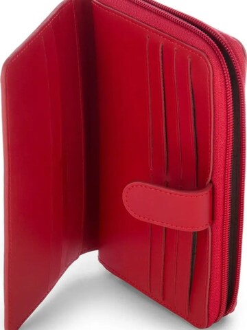 LANCASTER Paris Portmonetka 'Lancaster Compagnon Smooth Rouge' w kolorze czerwony