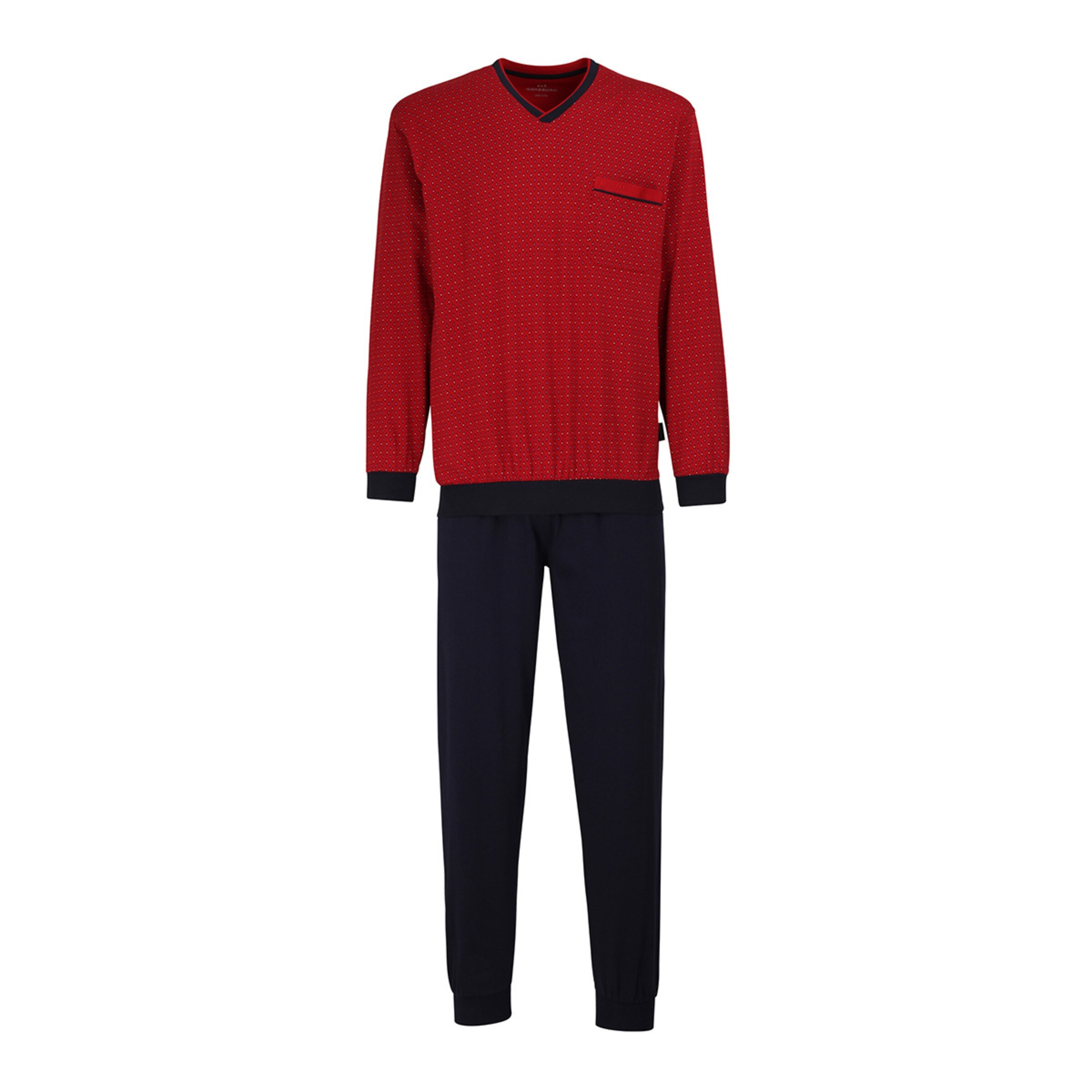 Pigiama lungo di Götzburg in colori misti: frontale