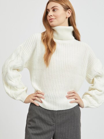 VILA Sweater 'Oa' in White: front