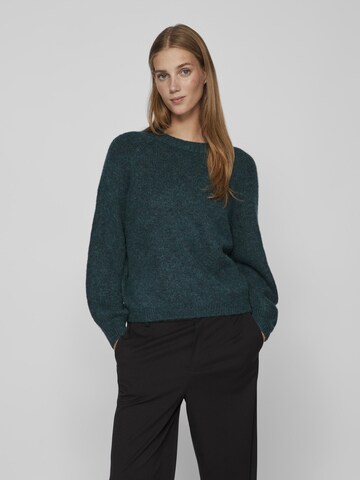 VILA Sweater in Green: front