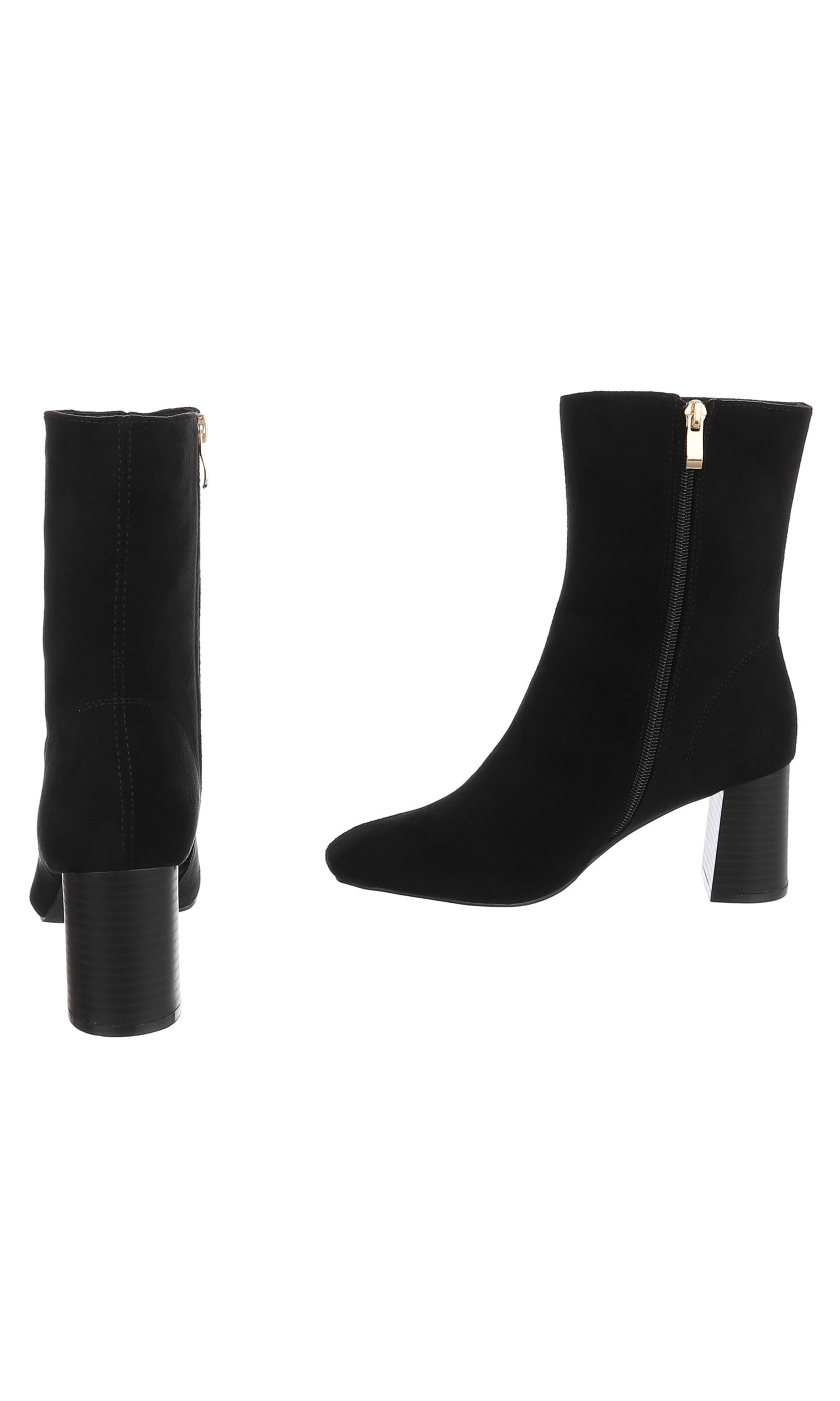 Ital-Design Stiefelette in Schwarz