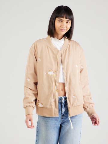 NÜMPH Between-season jacket 'NOVA' in Beige: front