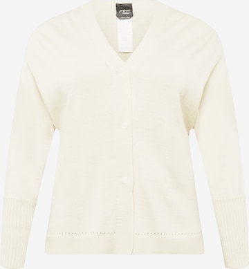 Persona by Marina Rinaldi Knit Cardigan in Beige: front