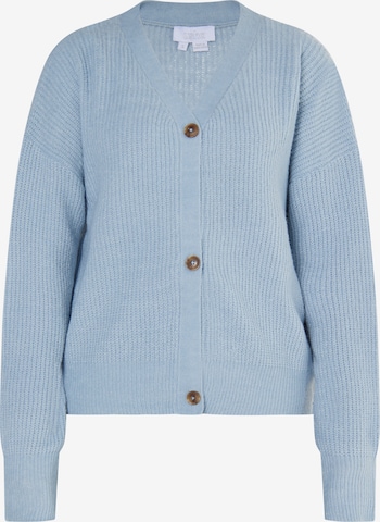 usha WHITE LABEL Knit Cardigan 'Pryam' in Blue: front